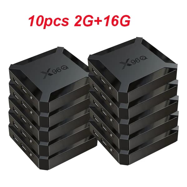 Smart TV Box, Android 100, 4K Understøttelse, Hurtig Levering, 10PCS 2G 16G, EU-stik