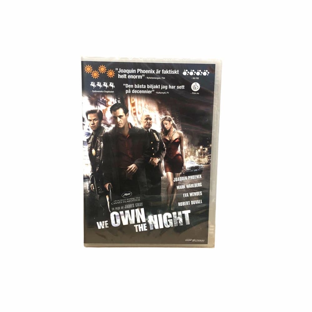 Inplastad We own the night Joaquin Phoenix Mark Wahlberg Eva Mendez Robert Duval