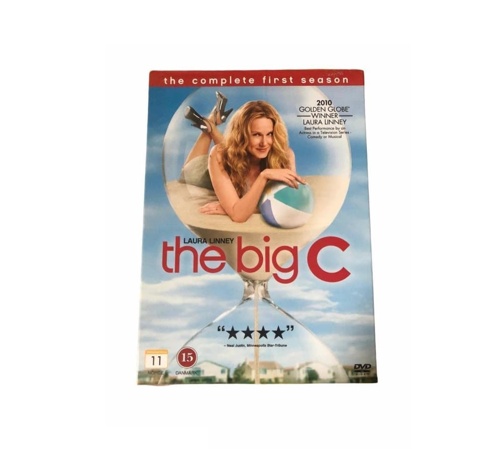Inplastad The Big C första säsongen Laura Linney Svenska utgåvan