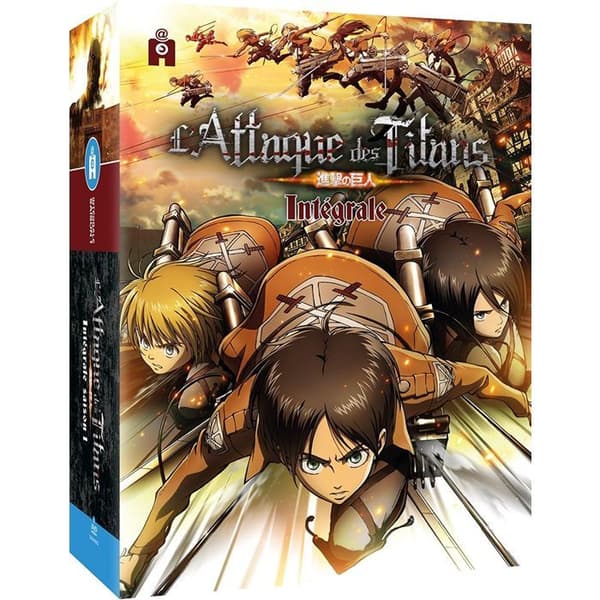 Attack on Titan - Säsong 1 - DVD box set - Zone 2 - Format 1.78:1 (16/9)