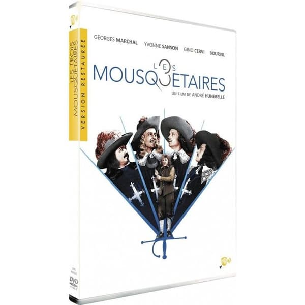 De tre musketörerna (Marchal, Sanson, Cervi, Bourvil) DVD