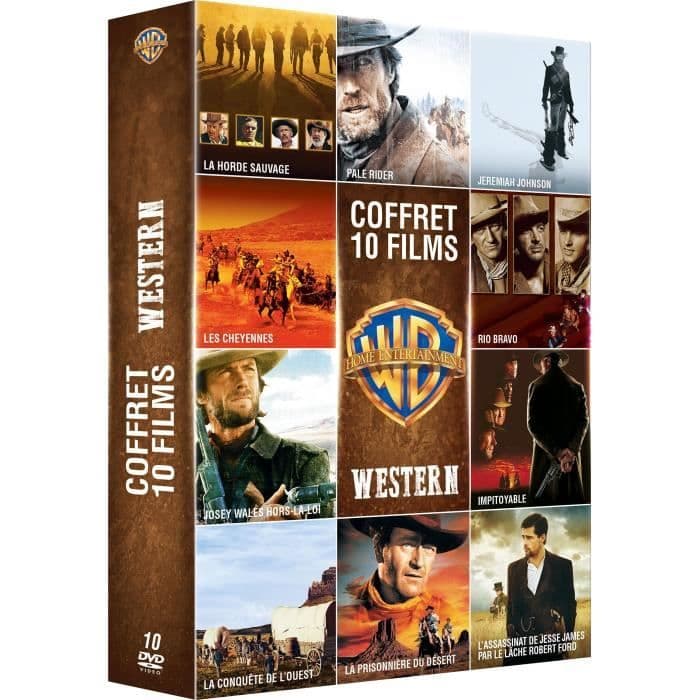 Western DVD-set, 10 filmer