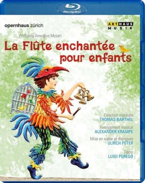 ORCHESTRA OF THE ZURICH OPER: La Flute Enchantee Pour Enfant (Blu-ray)