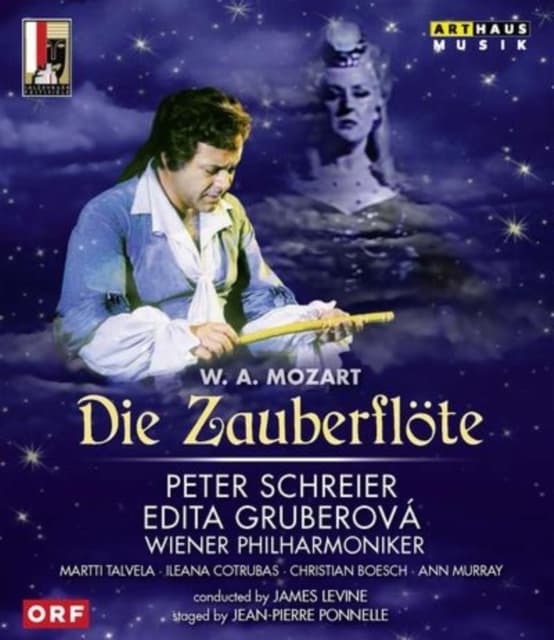 PETER SCHREIER / EDITA GRUBEROVA: Mozart - Die Zauberflote (Blu-ray)