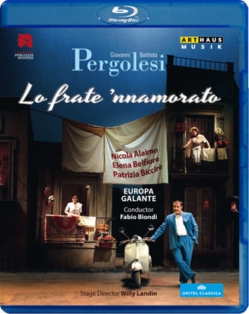 EUROPA GALANTEFABIO BIONDI: Pergolesilo Frate Nnamorato (Blu-ray)