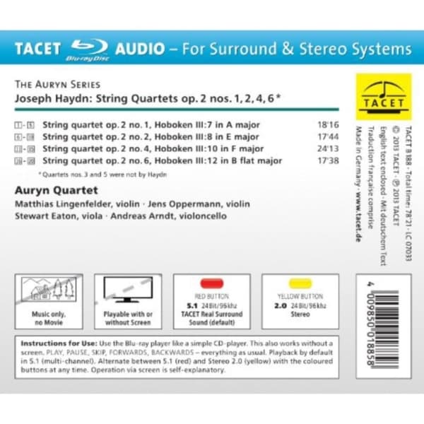 QUARTET AURYN: Auryn Series Xxvii (Blu-ray)