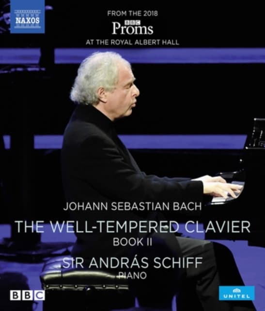 ANDRAS SCHIFF: Johann Sepbastian Bach: The Well-Tempered Clavier. Book II (Blu-ray)