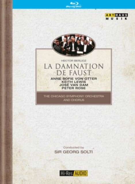 VON OTTER & LEWIS & VAN DAM & SOLTI: Berliozdamnation De Faust (Blu-ray)