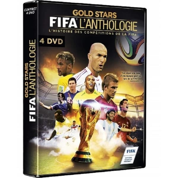 GULDSTJÄRNAN - FIFA THE ANTHOLOGY (4 DVD-skivor) FIFA-tävlingarnas historia
