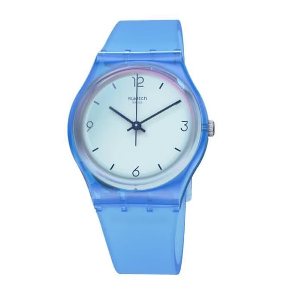 Swatch SWAN OCEAN Originals Gent 34mm Watch - Blå - Silikon - Vattentålig 3 Atm - Kvarts - Analog