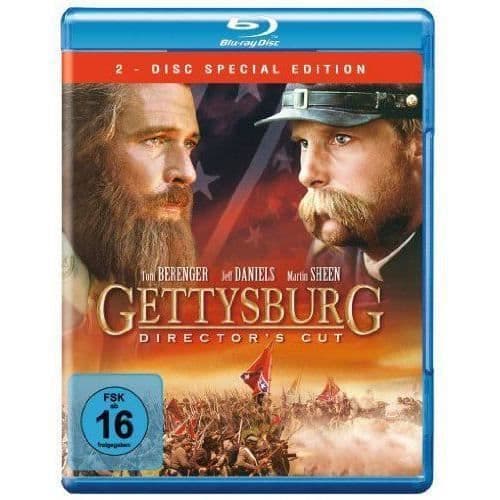 Warner Home Video - DVD 1000196377 - BLU-RAY FILM - BD * Gettysburg - Extended Edition (2 skivor) [Blu-ray] [Tysk import]