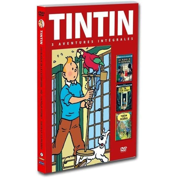 Tintin - 3 äventyr - Vol. 7: The Jewels of Castafiore + Flight 714 för Sidney + Tintin and the Picaros - Random covers