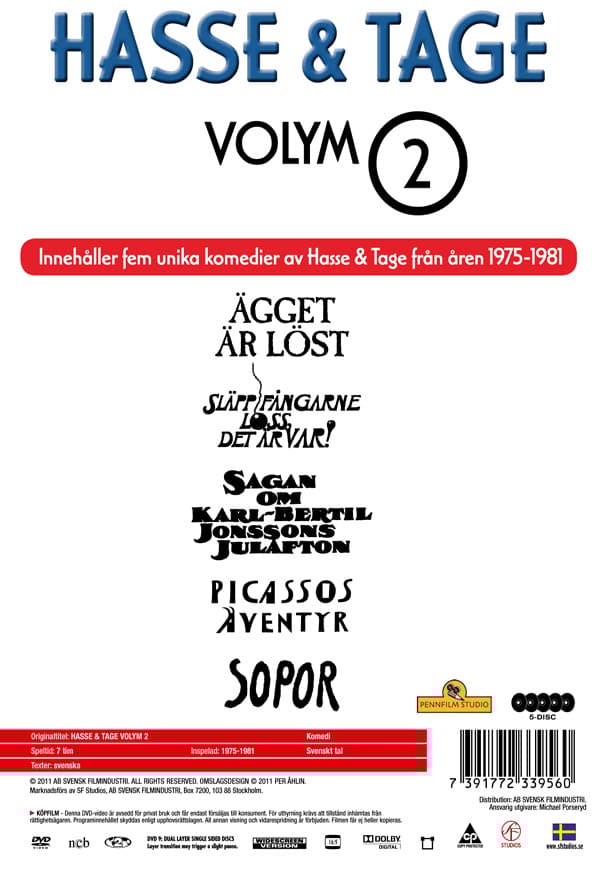 Hasse & Tage / Vol 2 (5 DVD)