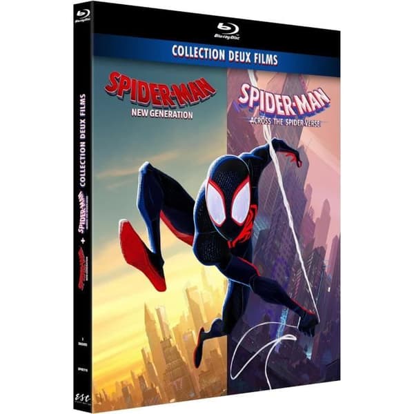 Spider-Man New Generation and Across the Spider Verse i Combo Blu-ray 4K + Bluray French Edition