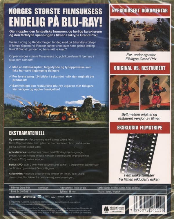 Flåklypa Grand Prix (Collectors Edition) (2 Blu-ray)