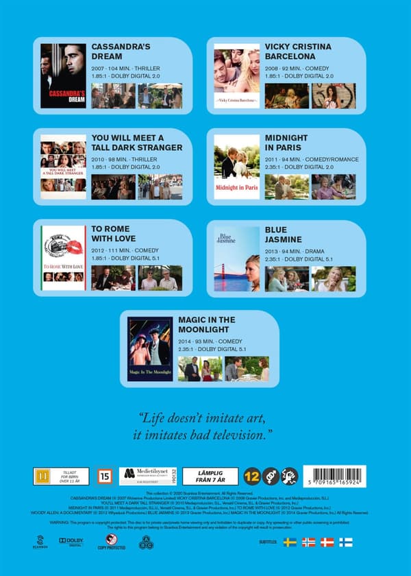 Woody Allen 2007-2014 collection (7 Blu-ray)