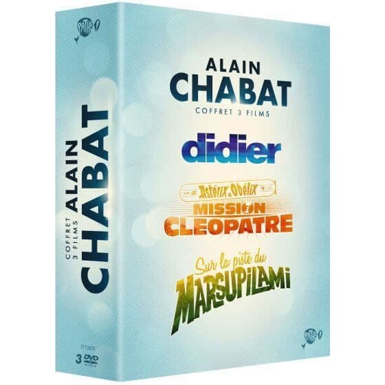 Alain Chabat - Box set med 3 filmer: På spåret av Marsupilami + Asterix och Obelix: Mission Cleopatra + Didier