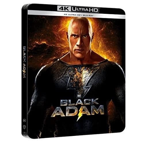 BLACK ADAM Movie - WARNER - Collector's Edition SteelBook - Blu-Ray 4K - Flerspråkig - Action