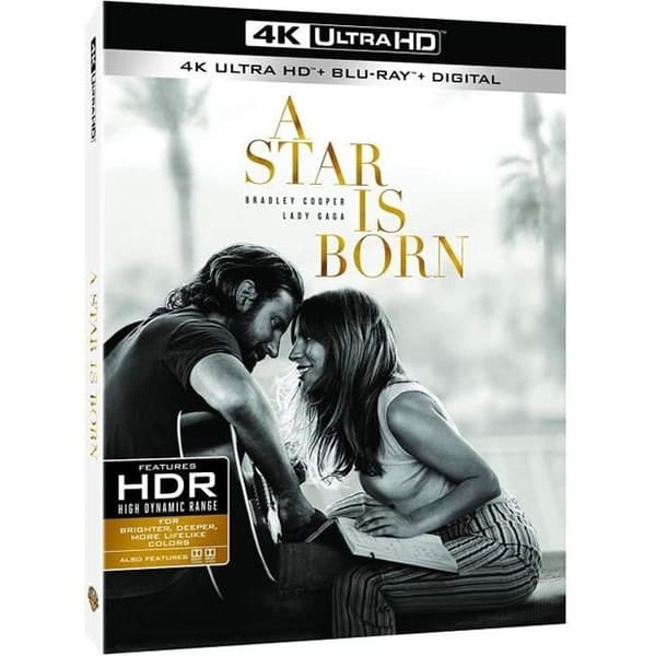 en stjärna föds blu ray 4k ultra hd + blu ray 2019