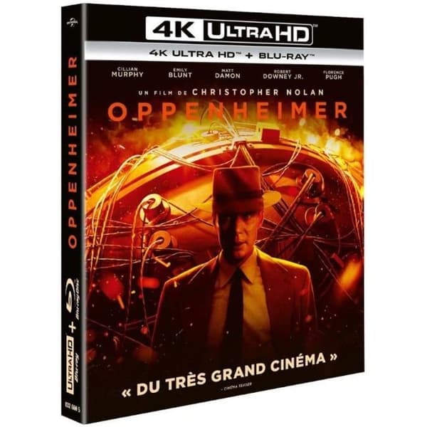 Oppenheimer Combo Blu-ray 4K + Blu-ray