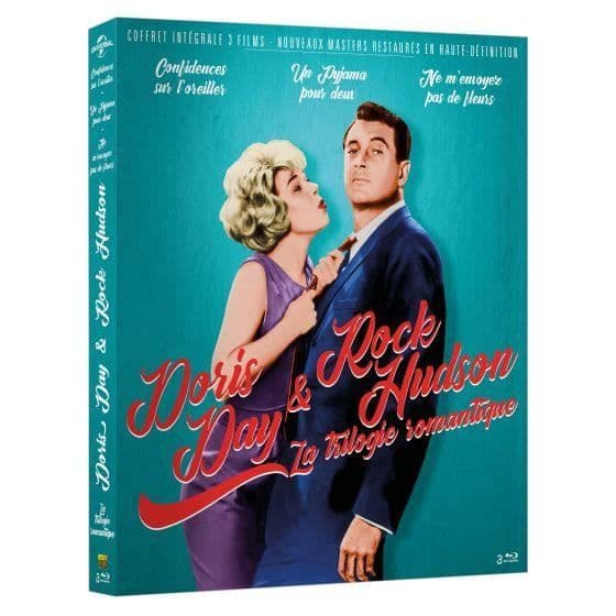 Doris Day &amp; Rock Hudson: den romantiska trilogin - 3 blu-ray box set + 72-sidigt häfte