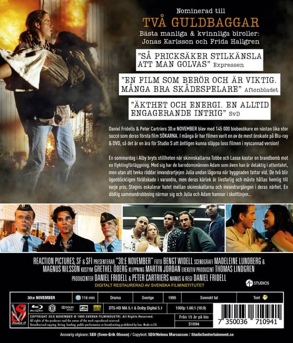 30:e november - Digitalt restaurerad (Blu-ray)