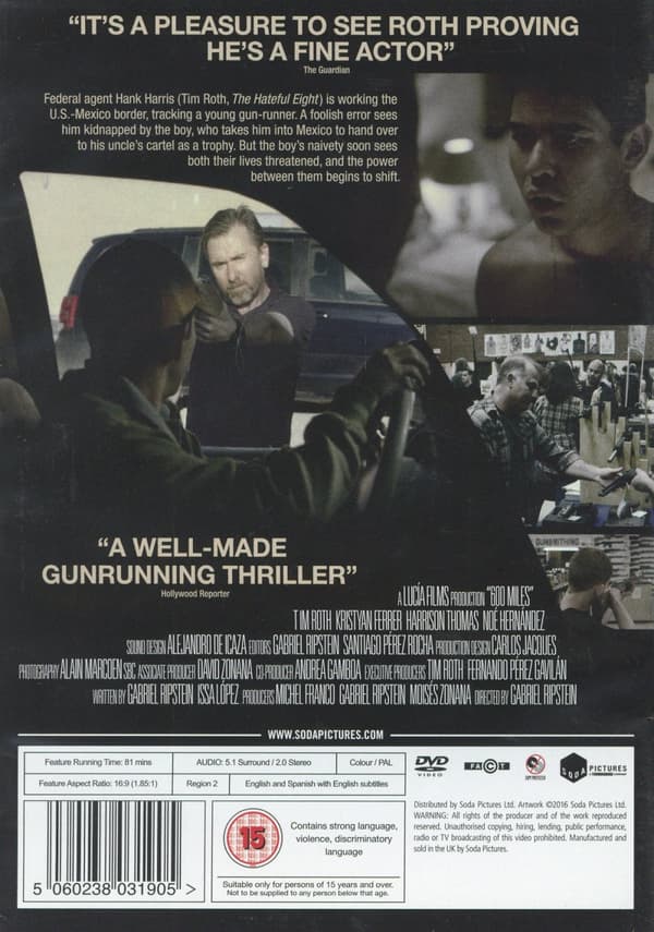 600 Miles (Ej svensk text) (DVD)