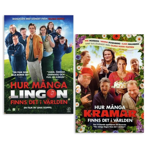Hur många kramar & lingon / box (2 DVD)
