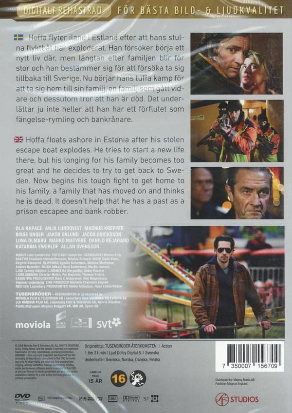 Tusenbröder / Återkomsten - Digitalt restaurerad (DVD)