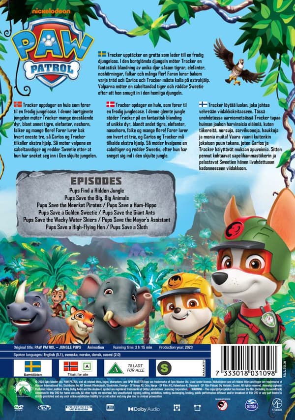 Paw Patrol - Jungle pups (DVD)