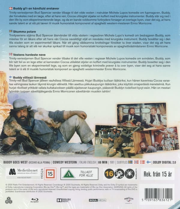 Buddy goes west (Bud Spencer) (Blu-ray)