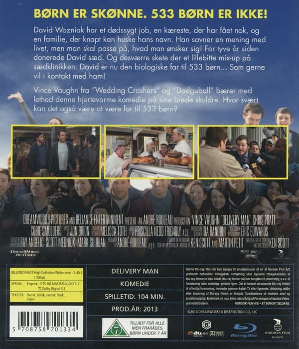 The Delivery Man- Blu Ray (Blu-ray)