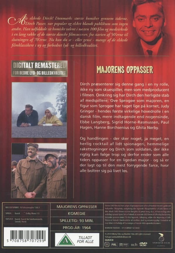 Majorens passopp (Danskt konvolut) (DVD)