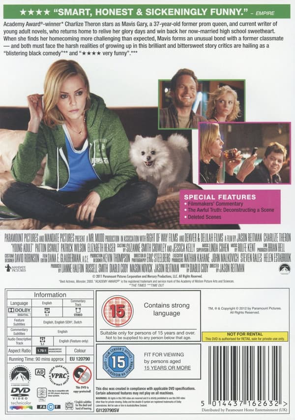 Young adult (Ej svensk text) (DVD)