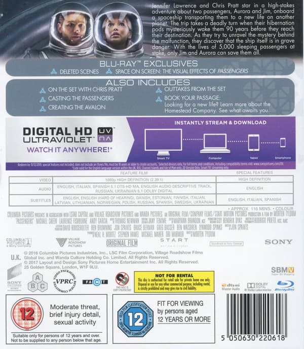Passengers (Blu-ray)