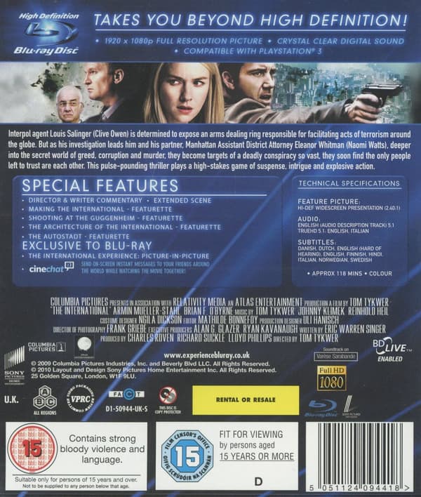 The International (Blu-ray)