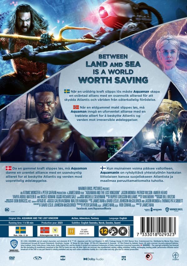 Aquaman 2 - And the Lost Kingdom (DVD)