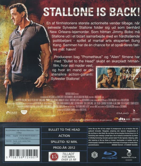 Bullet to the head (Blu-ray)