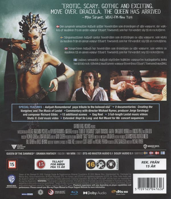 De fördömdas drottning / Queen of the damned (Blu-ray)