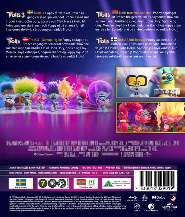 Trolls 3 - Band together (Blu-ray)