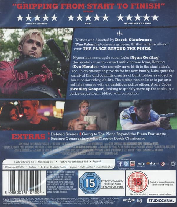 The place beyond the pines (Ej svensk text) (Blu-ray)