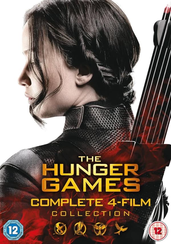 Hunger games 1-4 (Ej svensk text) (4 DVD)