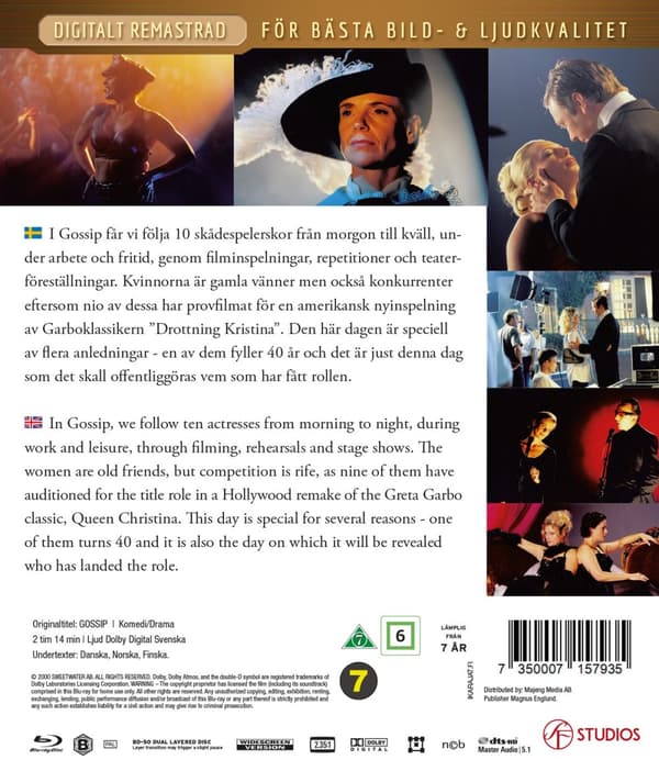 Gossip - Digitalt remastrad (Blu-ray)