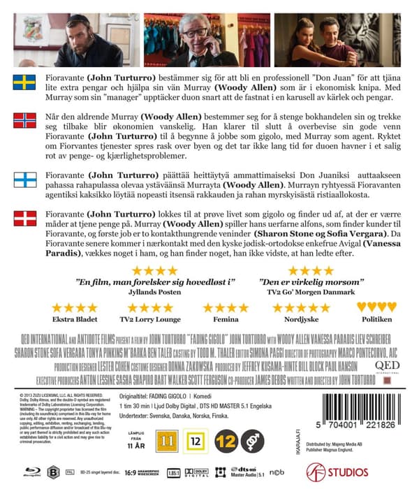 Fading Gigolo (Blu-ray)