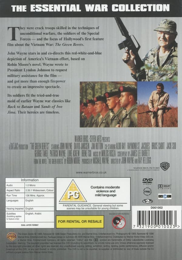 De gröna baskrarna (Ej svensk text) (DVD)