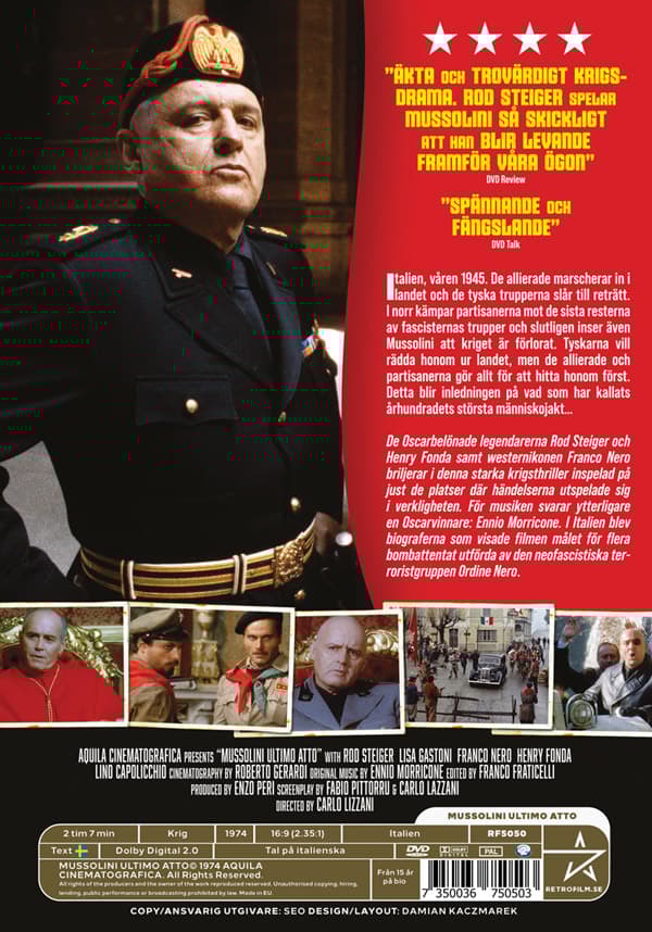 Mussolinis sista dagar (DVD)