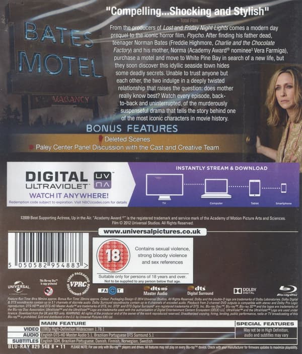 Bates Motel / Säsong 1 (2 Blu-ray)