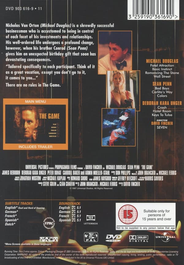 The Game (Ej svensk text) (DVD)