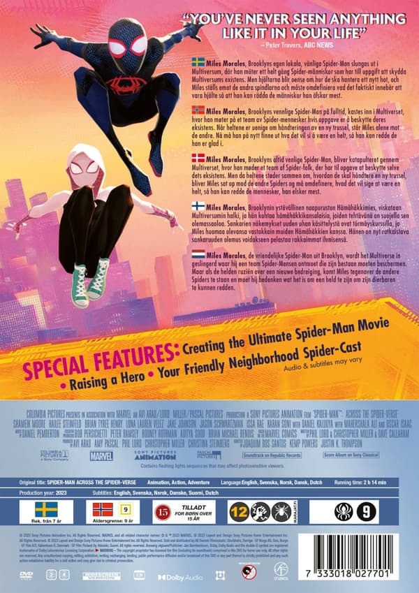 Spider-Man - Across the Spider-Verse (DVD)