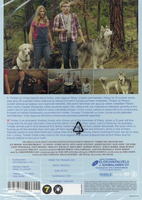 Timber the treasure dog (DVD)